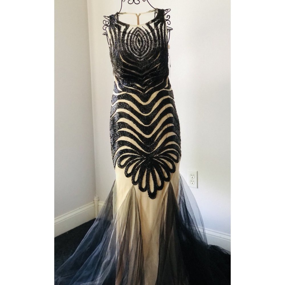Prom, Homecoming Long Dress Gown Envious Couture Bead by Karishma Creations Gown